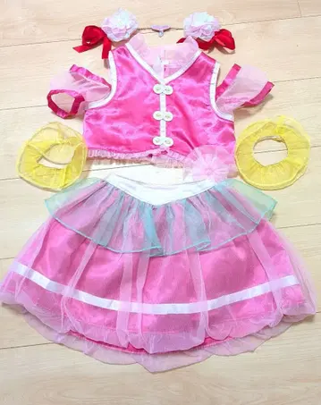 프리큐어 큐어 에일 코스튬 핑크 의상 코스프레