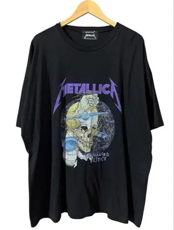 METALLICA 메탈리카 DAMAGED JUSTICE 빅 T셔츠