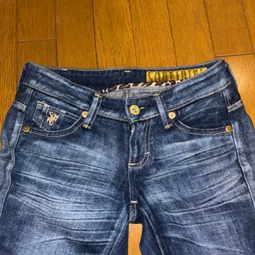 로우라이즈 데님 플레어 부츠컷 Y2K