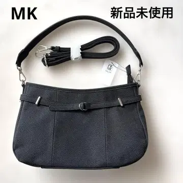 [미사용 새상품] MK [2WAY] 벨트 디자인 원 핸들 백 블랙