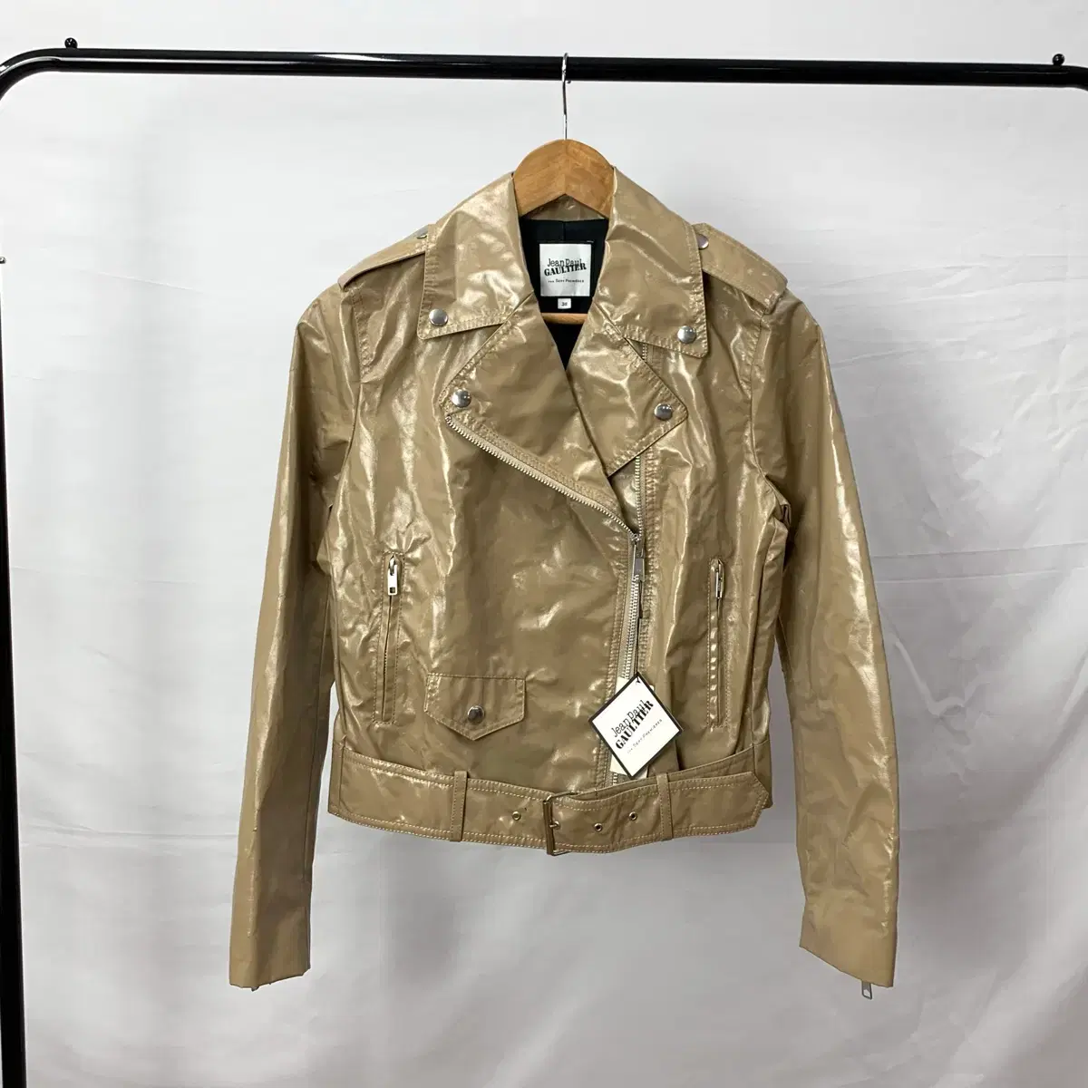 The Viridi-anne Deerskin Leather Riders Jacket