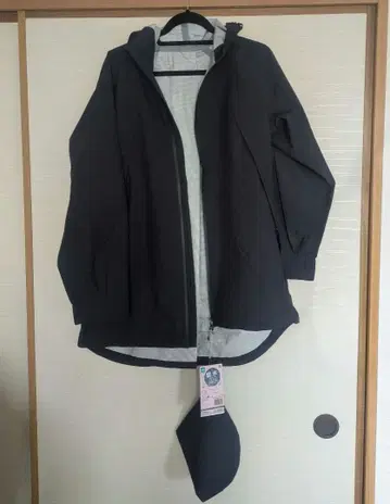 워크맨 백 턱 레인 자켓 LL 네이비