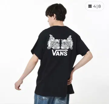 VANS 오키나와 시사 블랙 T셔츠 L