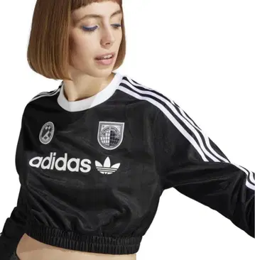 [ adidas ] W SOCCER LS CROP