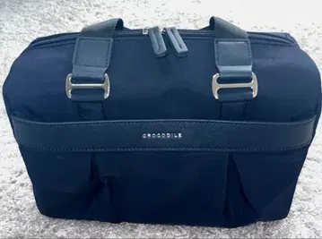 크로커다일 2WAY 보스턴 백 네이비 벨트 포함