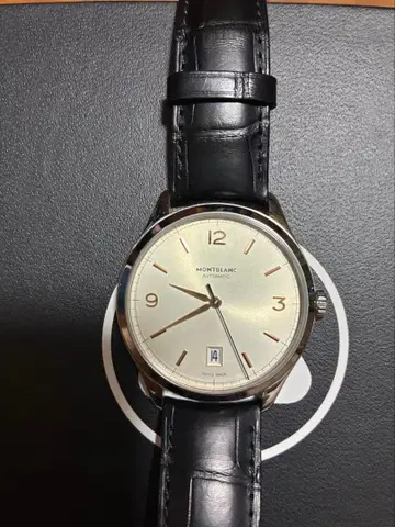 Montblanc 자동 와인딩 손목시계 실버 112520