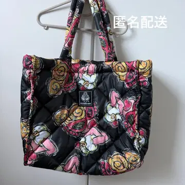 히스 미니 스퀘어 백 퀼팅 백 블랙 로손 토트백