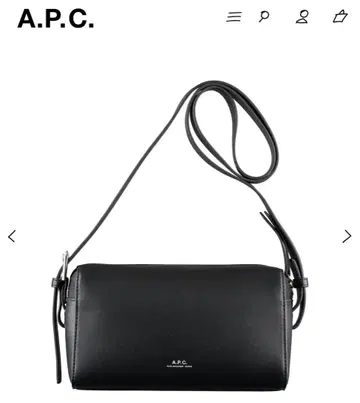 [ 거의 새상품 ] A.P.C. Nino 카메라백 가죽 블랙 아페쎄