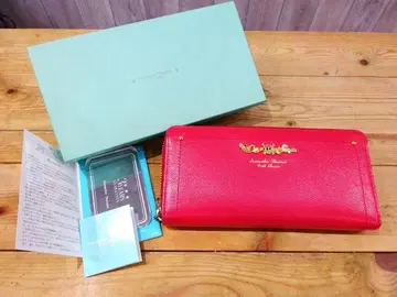 사만다 타바사x원피스 콜라보 루피 모티브 빨간색 장지갑
