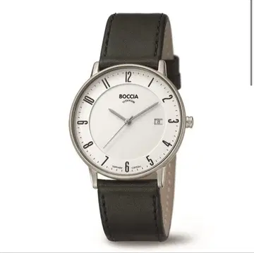 [ 정가 19,250엔 ] BOCCIA 보치아 티타늄 티타늄제 손목시계
