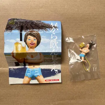 본체 미개봉 데하라 유키노리 비어걸 스트랩 키탄클럽