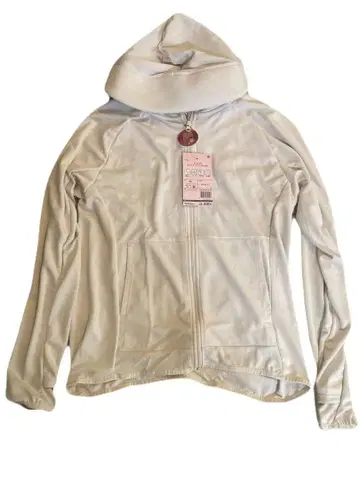 LL 사이즈 워크맨 쿨 UV 선셰이드 후드티 EX + 아이보리