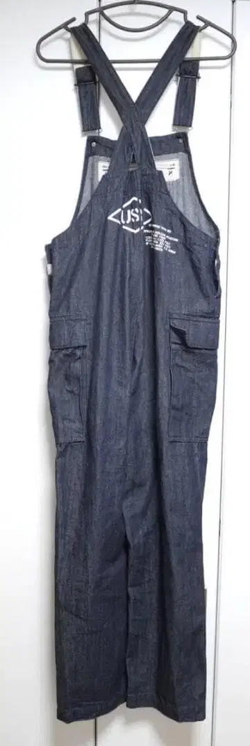 AVIREX TYPE BLUE USN 데님 오버롤 여성용 F