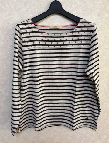 CROCODILE 스트라이프 긴팔 T셔츠