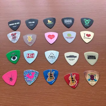 hide LEMONed 오니기리형 기타 피크 20개 세트