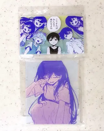 OMORI 오모리 만화 최애찬가 E상 아크릴 카드 2종 세트