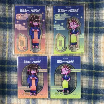 밀키 웨이 코조즈시 아카네 카나타 아크릴 스탠드 클리어 카드