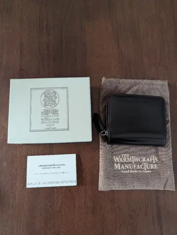 THE WARMTHCRAFTS MANUFACTURE 지퍼 컴팩트 지갑