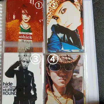 낱개 판매 가능 hide 엽서 42장