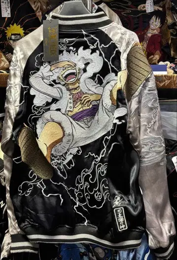 카라쿠리타마시 x ONEPIECE 루피 기어5 리버서블 스카잔 XL