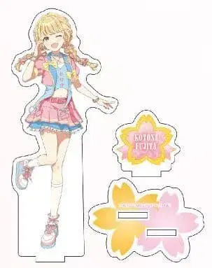 학원 아이돌 마스터 아크릴 스탠드 사쿠라이로 후지타 코토네 HMV 학마스