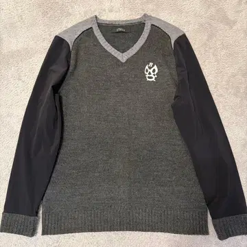 Russeluno 라셀노 CIDAM 그레이 V넥 스웨터