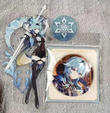 원신 에우루아 아크릴 스탠드 캔뱃지 묶음 판매