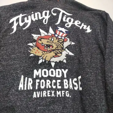 컨디션 최상 아비렉스 AVIREX 지퍼 맨투맨 플라잉 타이거