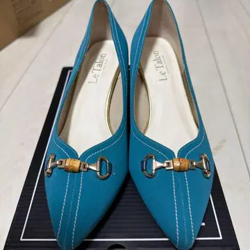 새상품급 Le Talon 대나무 비트 펌프스