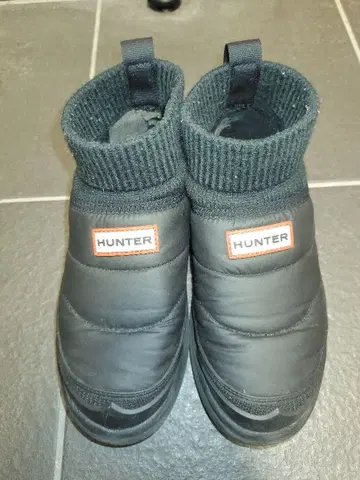 HUNTER 블랙 부츠
