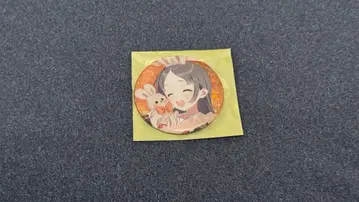 학원 아이돌 마스터 GIGO 홀로그램 캔뱃지 특전 쿠라모토 치나