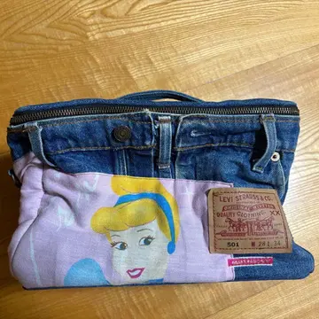 디즈니 프린세스 글래머러스 제인 리메이크 데님 백