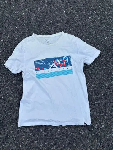 화이트 T셔츠 [QUIKSILVER] M 00s~ archive y2k
