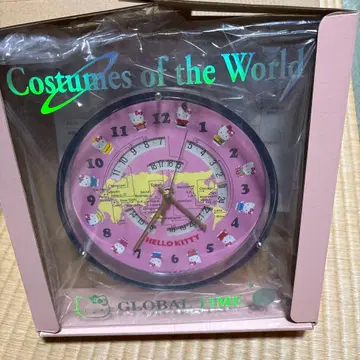 HELLO KITTY GLOBAL TIME 월드 클락 시계