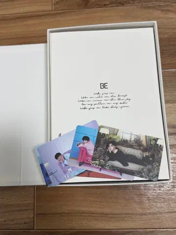 BTS BE 앨범 포토 카드 포함