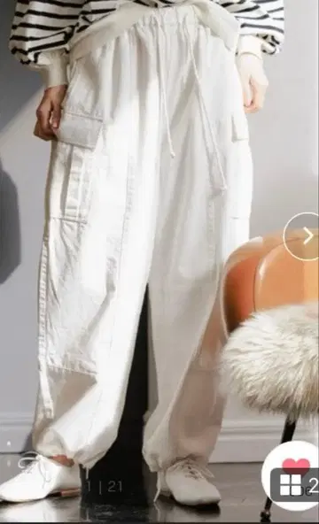 [ 새상품 미사용 ] niko and - 클레이지 카고 코쿤 팬츠