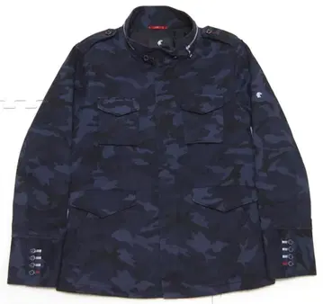 LOVELESS 러브리스 스트레치 카모플라주 M-65 자켓 네이비 M
