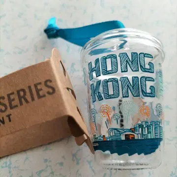 Starbucks 홍콩 유리 오너먼트 스타벅스 커피