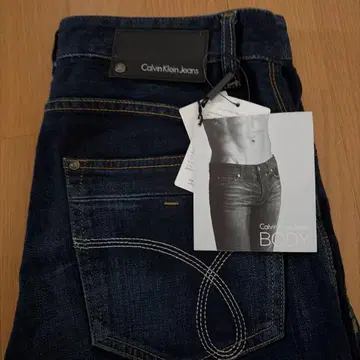 미사용 새상품 택 포함 캘빈클라인 데님 팬츠 인디고 블루