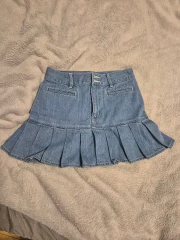 x-girl 데님 플레어 스커트 M 사이즈