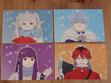 장송의 프리렌 바이스 슈바르츠 판매 촉진 포스터 힘멜 등 4장 세트