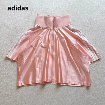 아디다스 반팔 트랙 자켓 2XL 저리 크롭 기장 빅 사이즈