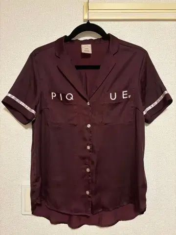 젤라또피케 반팔 버건디 셋업