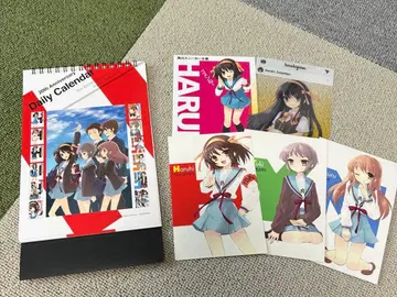 스즈미야 하루히의 우울 20th 일력 달력 엽서 세트