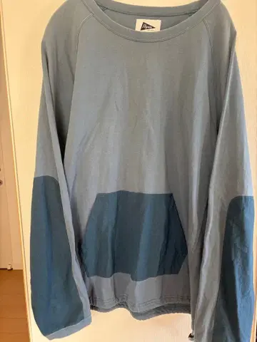 Pilgrim SURF 롱T셔츠 M 사이즈 라이트 블루/다크 블루