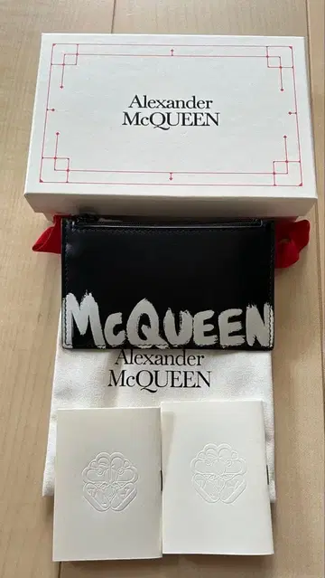Alexander McQueen 프래그먼트 카드 케이스