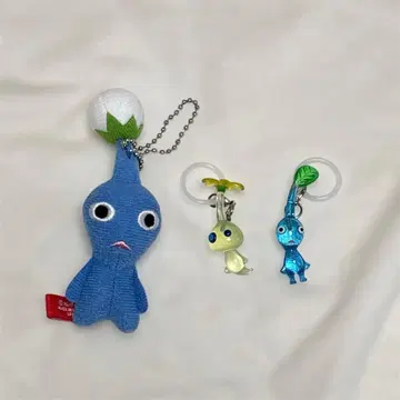 피크민 파랑 피크민 키링 메지루시 액세서리 이슬이(히카리) 피크민