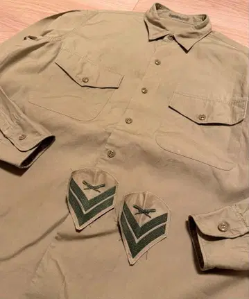 60s USARMY USMC 셔츠 빈티지 구제 의류 밀리터리 미군