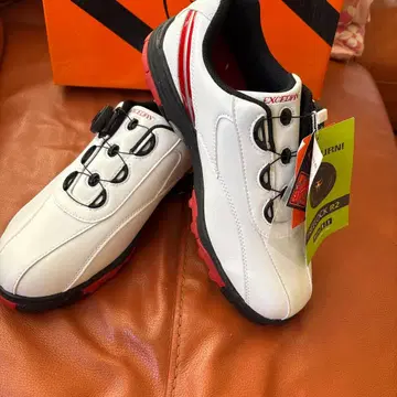 EXCEED R2 골프화 화이트/레드