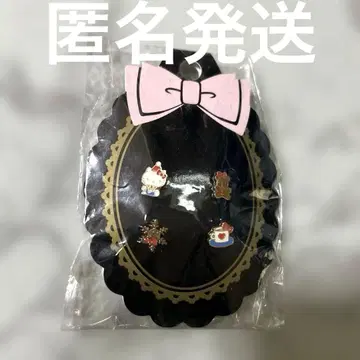 헤이세이 레트로 헬로키티 타이니참 귀걸이 4세트